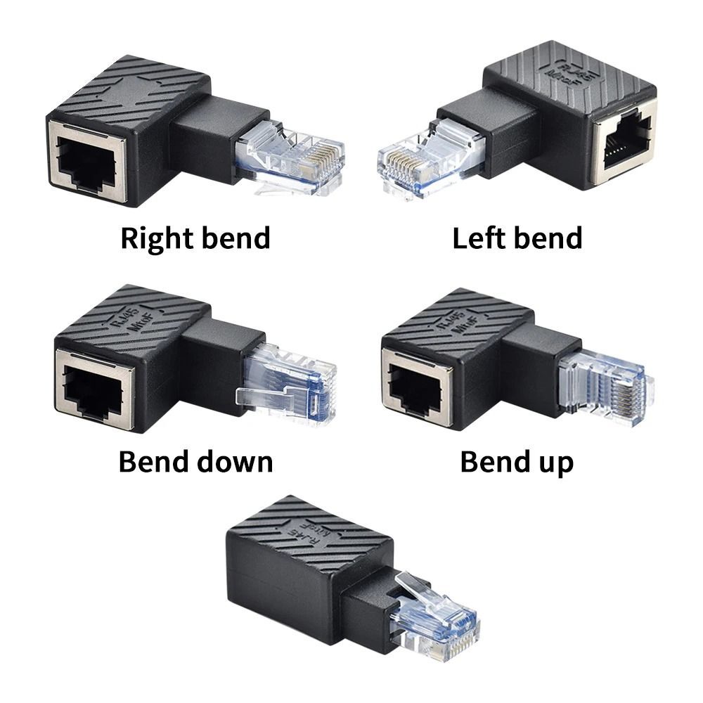 Male To Female Ethernet Cord Extender for Cat5 Cat6 LAN Ethernet Network Cable