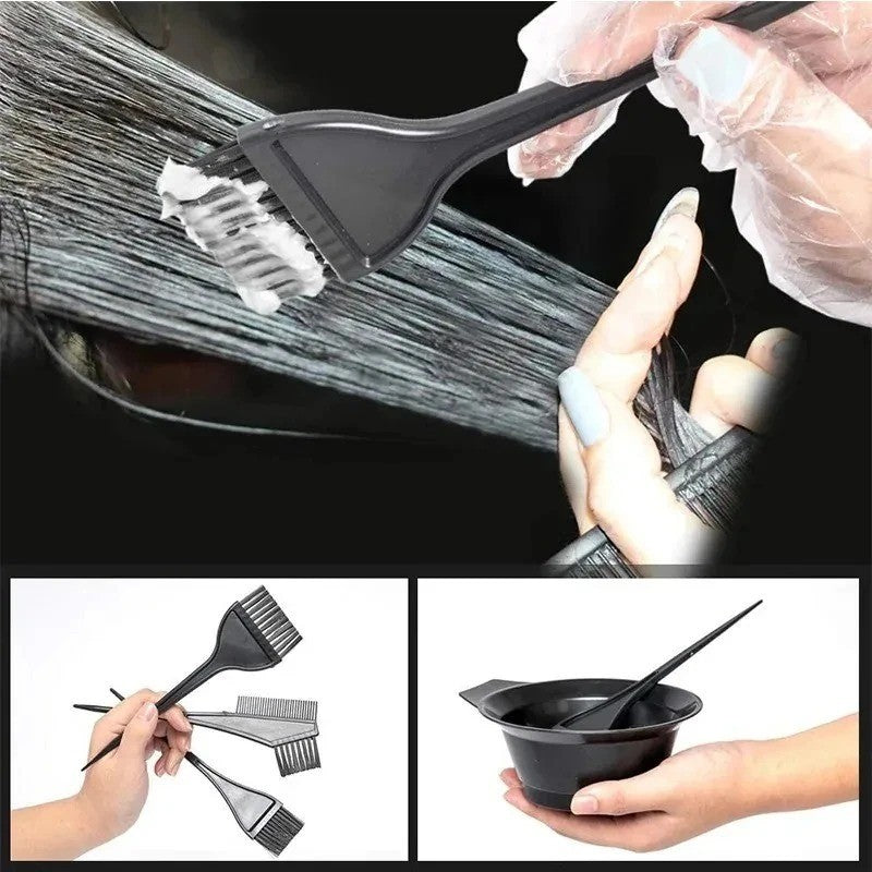 4X Comb Brushes Tool Set hair colouring kit Dye Tint Nice Bowl Color