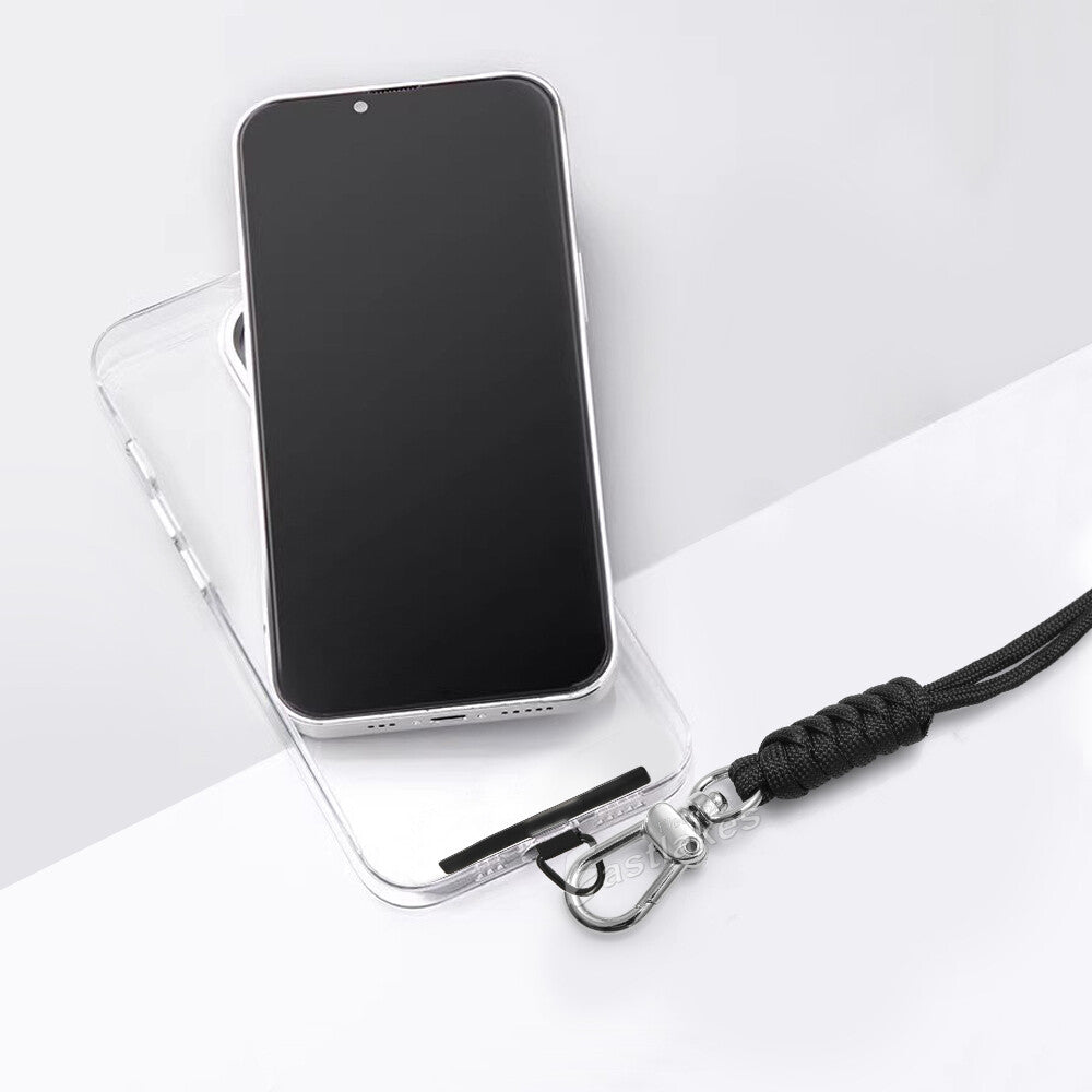 2PCS Stainless Steel Flexible Phone Lanyard For iPhone 17Pro Max With Neck Strap