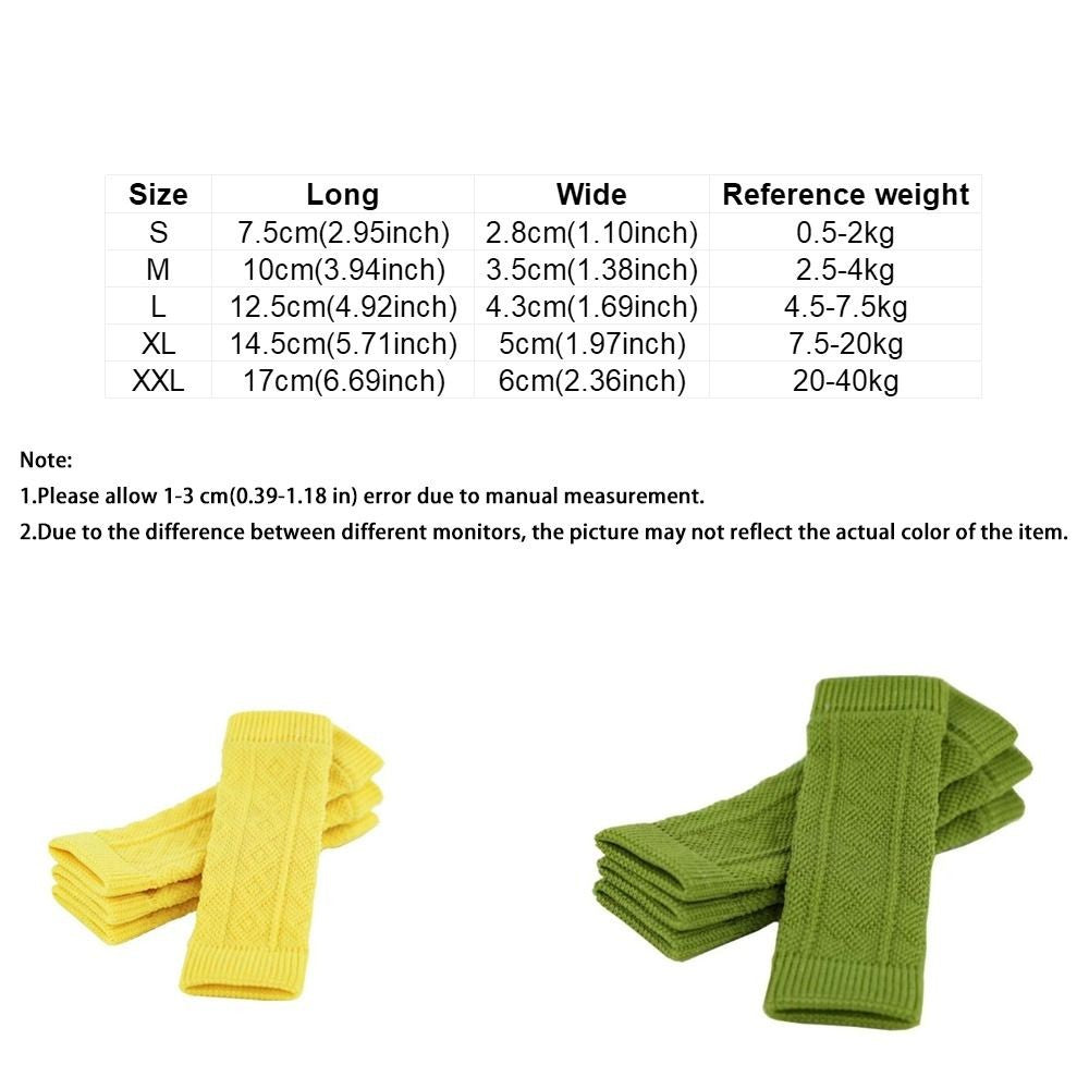 Anti-dirty Pet Elbow Protector Elastic Knitted Dog Leg Warmer  Sports Sheath