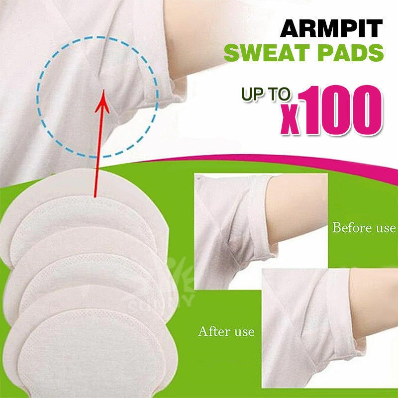Underarm Armpit Sweat Pads Shield Absorbing Disposable Invisible Protection