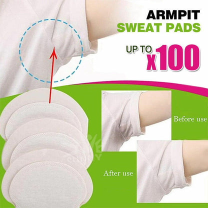 Underarm Armpit Sweat Pads Shield Absorbing Disposable Invisible Protection