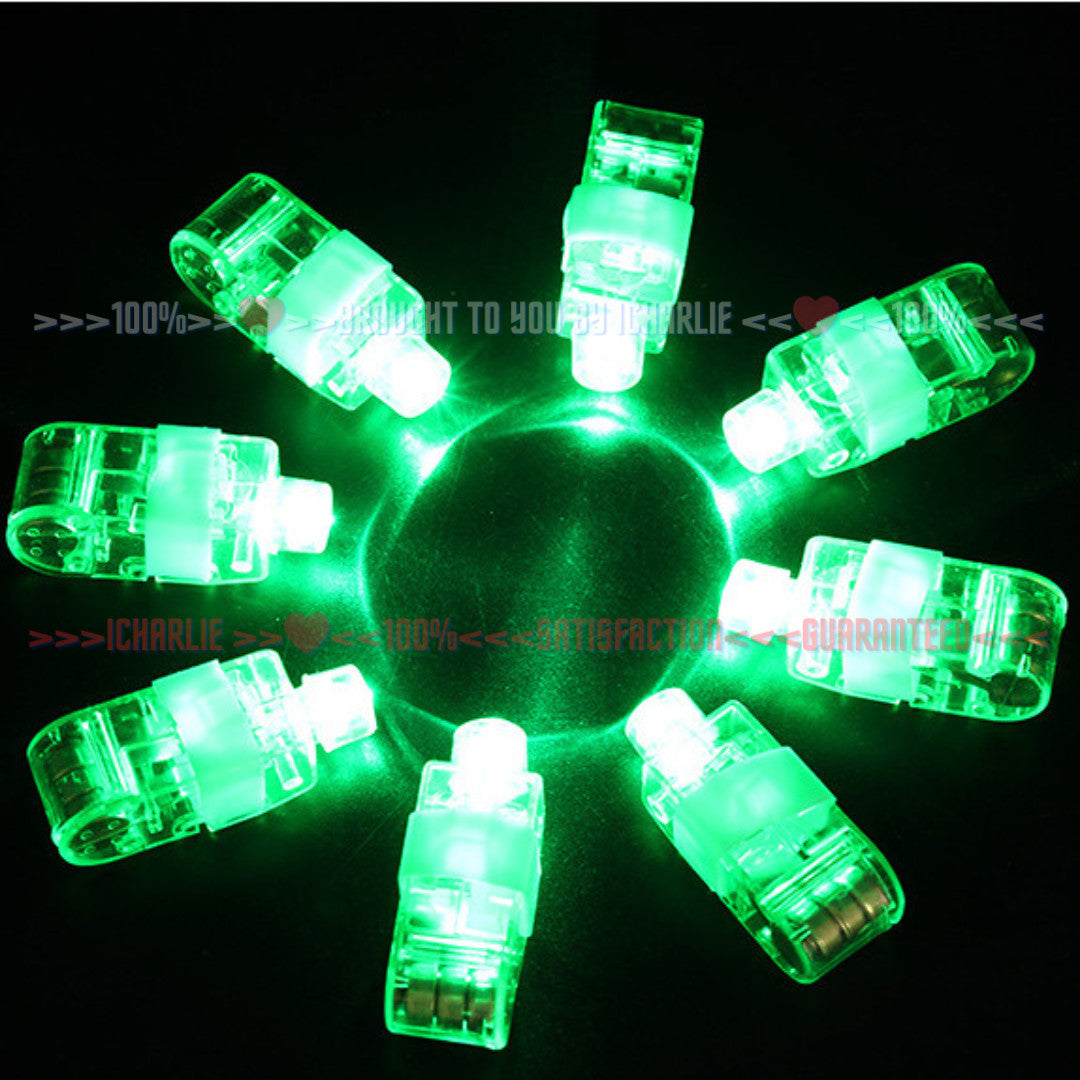 Rav Party Light Up Toys Multicolor LED Finger Lights Glow in the Dark Party Band