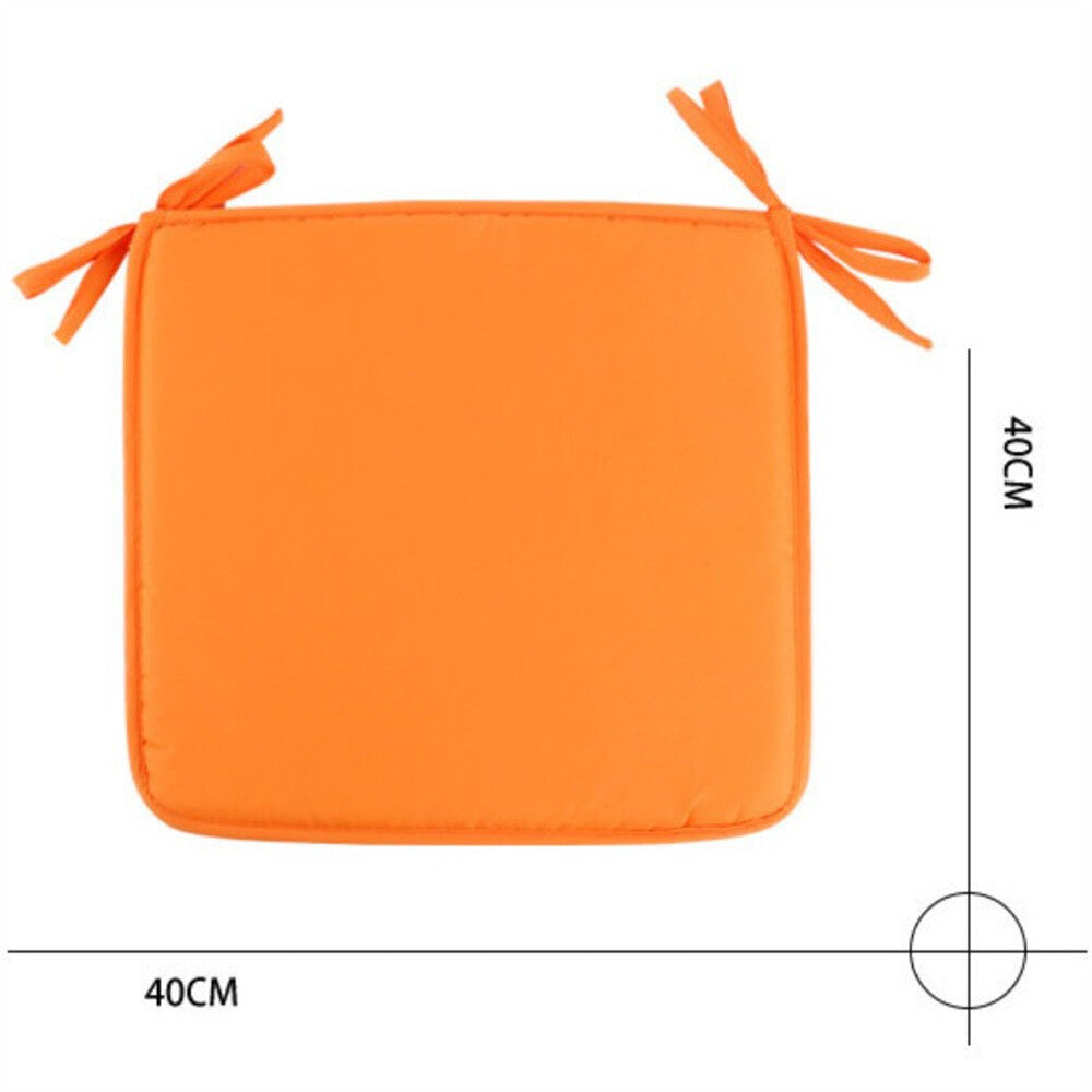 1/4x Chair Seat Pads Cushions Tie On Dining Garden Room Kitchen Patio BBQ Chair
