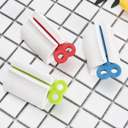 3x Toothpaste Squeezer Bathroom Tube Easy Stand Dispenser Rolling Holder Seat AU