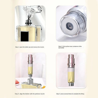 5ml /10ml Bottom-Filling Perfume Bottle Refillable Spray Bottle Empty Atomizer