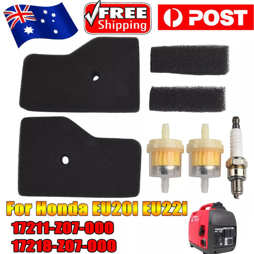 Air Filter Service Kit Fit For Honda EU20I EU22i Generator Plug 17211Z0700 Parts