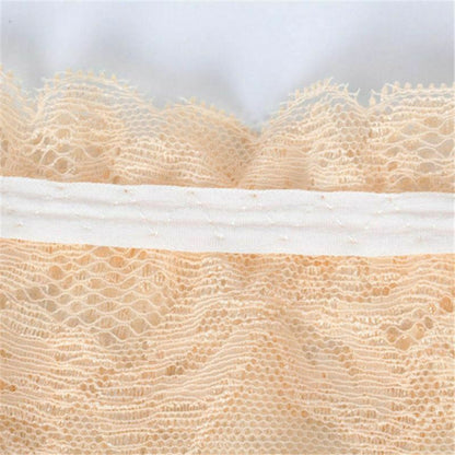 Sexy Women Lace Floral Stretch Strapless Bandeau Bra Boob Tube Crop Top Vest