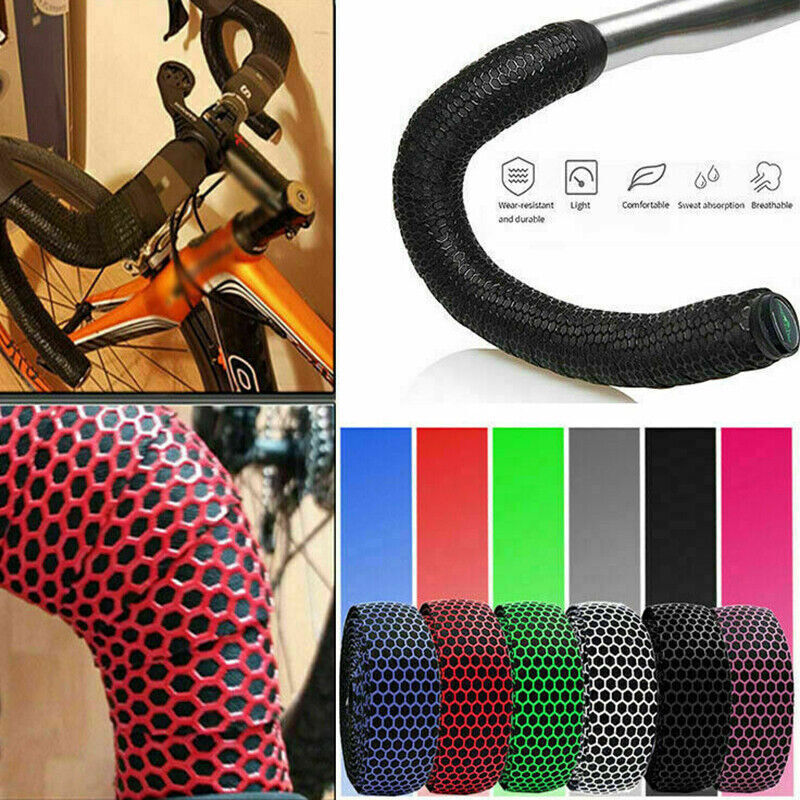 2xThick Bicycle Handlebar Tape Bar Drop Wrap MTB Road Bike Anti-Slip Punch AU