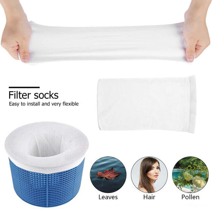 10-30PCS Pool Set Skimmer Socks Filter Savers Jumbo Large Swimming Heavy Duty AU