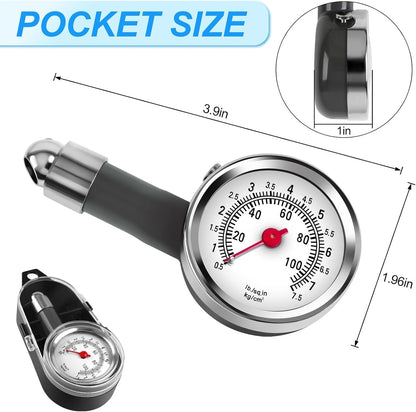 Tire Pressure Guage Car Bike Truck Car Tester Tyre Gauge Auto Dial NEW AU*POST