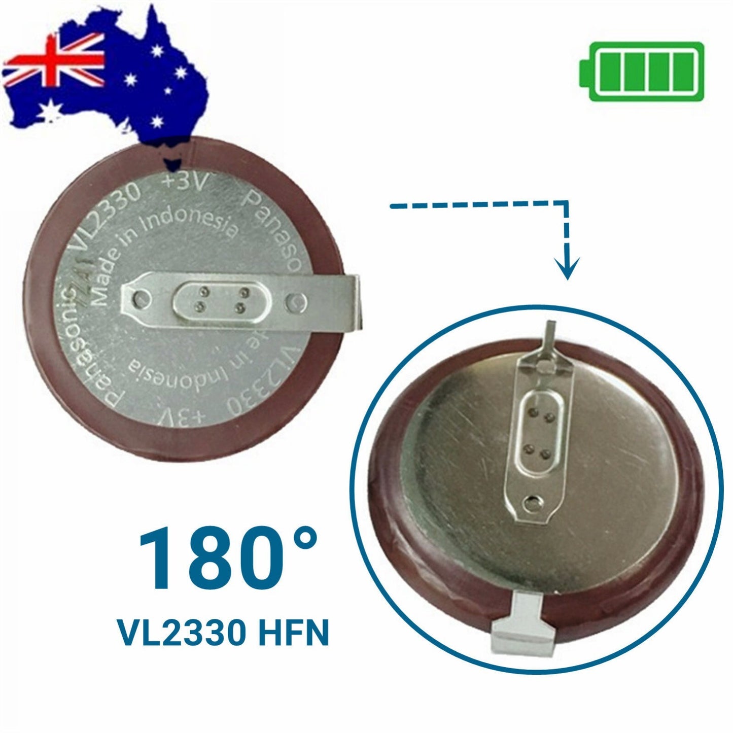 KeyFob Battery for Land Rover LR2 LR3 Discovery3 Range Rover Evoque VL2330 HFN
