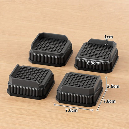 Non-slip Bed Lifts Risers Square Washing Machine Support  Refrigerator