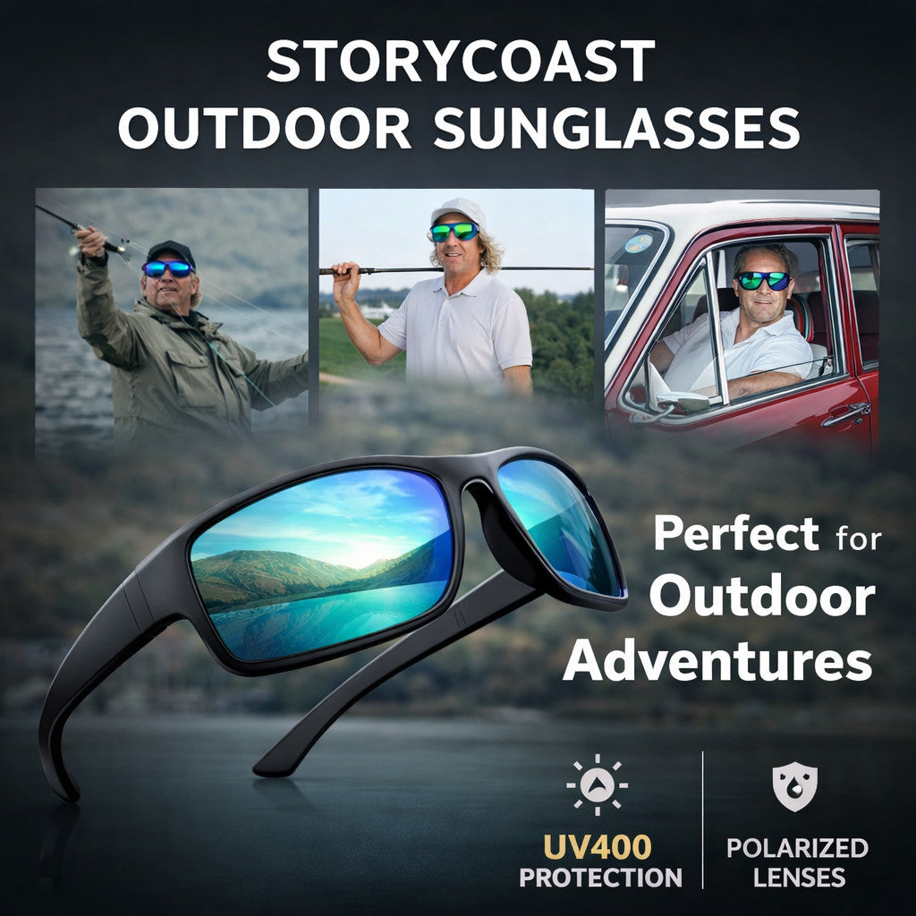 Men Polarized Sunglasses UV400 Glasses Fishing Sports Driving Cycling Eyewear