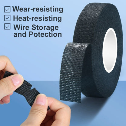 Electrical Cloth Tape Heat Resistant Harness Wiring Wrap Car Fabric Adhesive 4WD