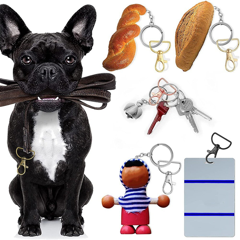 D Rings Key chain Clip Hook Bag Key Rings Swivel Clasps Lanyard Snap Hooks