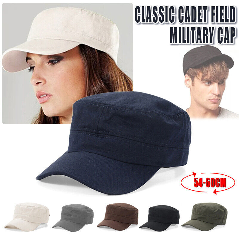 Army Plain Hat Classic Cadet Field Military Cap Style Patrol Baseball Adjustable – Compatible with Patrol