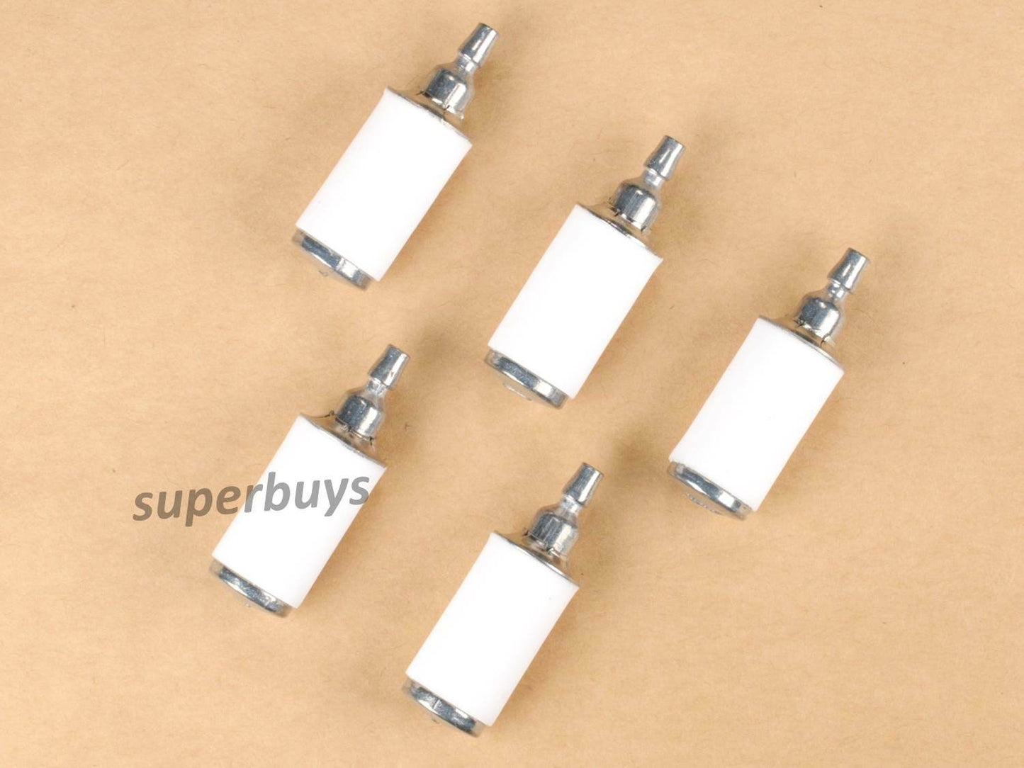 5pcs Fuel Petrol Filter Line Poulan For Chainsaw Trimmer Blower Stroke Engine