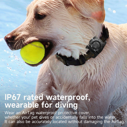 Waterproof Dog Collar Holder Silicone Pet Air Tag Case Cover For Apple Airtag AU