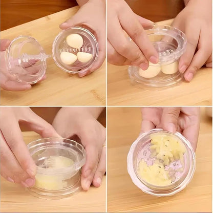 Clear Manual Garlic Twister & Ginger Mincer Tool