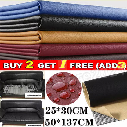 Self Adhesive Leather Repair Patch Couch Sofa Car Seat Chair Renovation Sticker