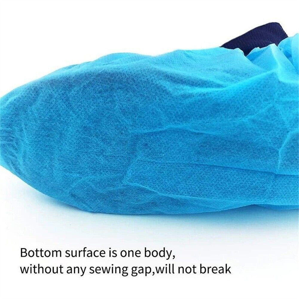 100/200 Disposable Non Woven Anti Skid Shoe Cover Overshoes Protector Boot Cover