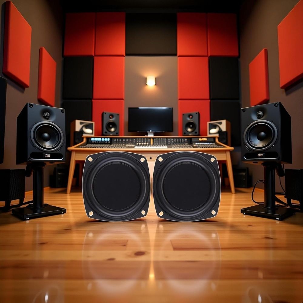 Universal Woofer Radiator Black Bass Passive Speaker