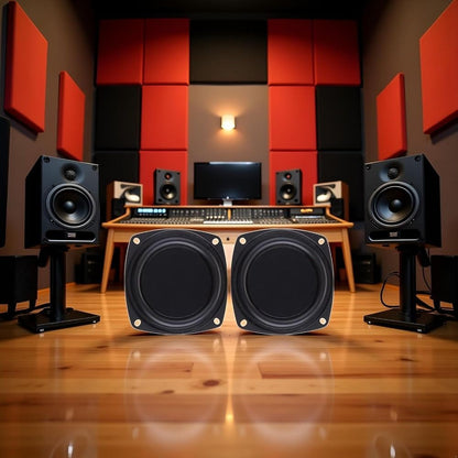 Universal Woofer Radiator Black Bass Passive Speaker