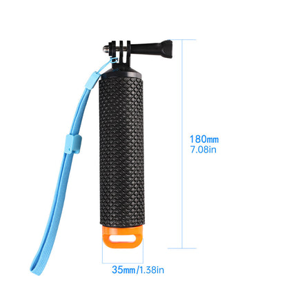 Waterproof Floating Hand Grip Handle Compatible with GoPro Hero 10 9 8 7 Action Camera Mount
