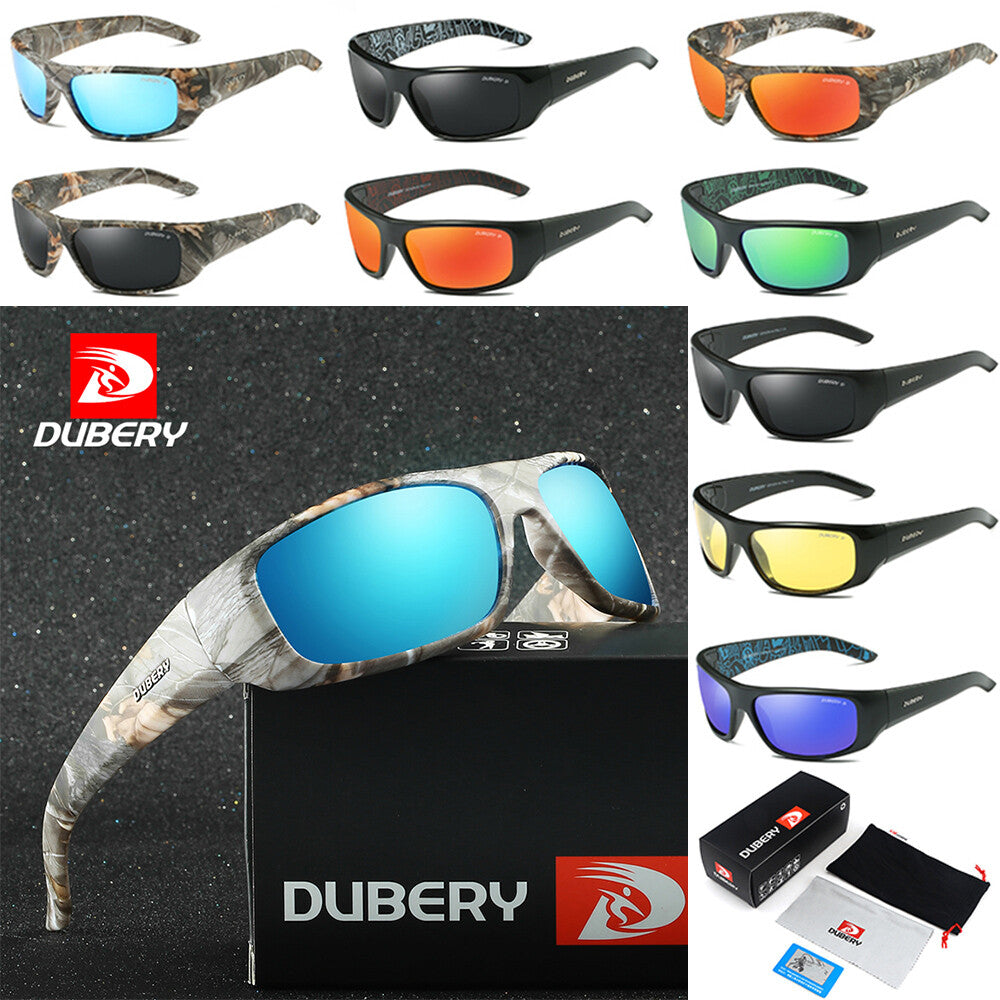 DUBERY Sunglasses Polarized Men's Glasses Sports Driving Fishing Eyewear UV400