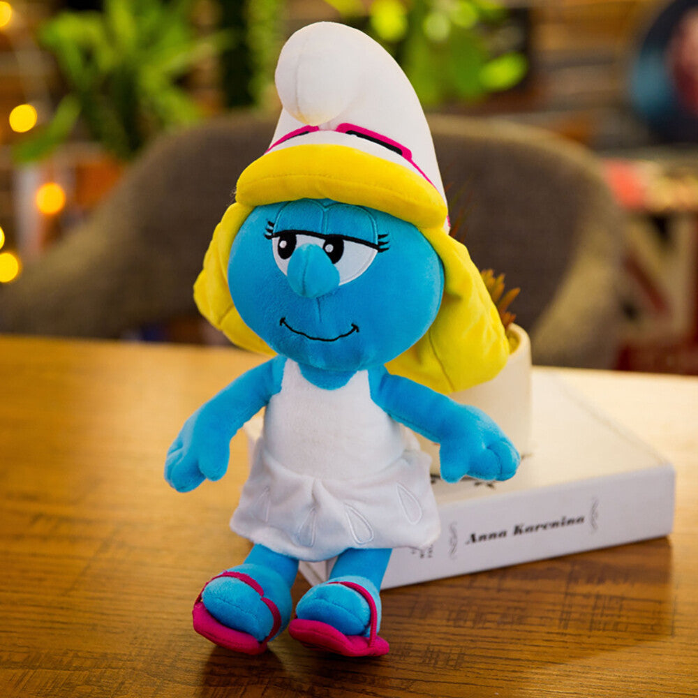 28cm Cute Smurf Cat Plush Toy Soft Stuffed Animal Doll Collectible Kids Gifts AU