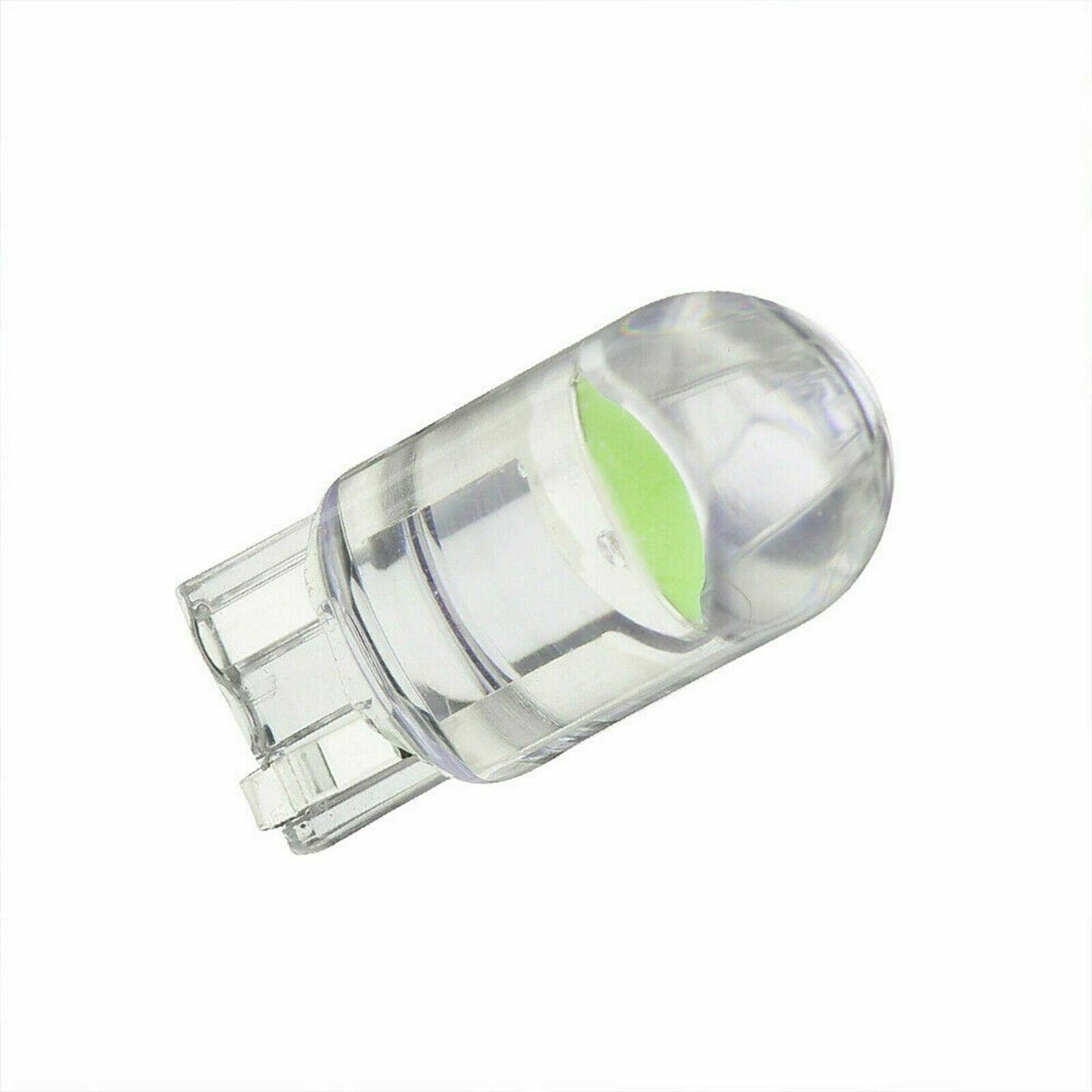 10 X GREEN T10 DOME HEAD STYLE COB LED GLOBE REPLACEMENT FOR DASH LIGHTS PARKERS
