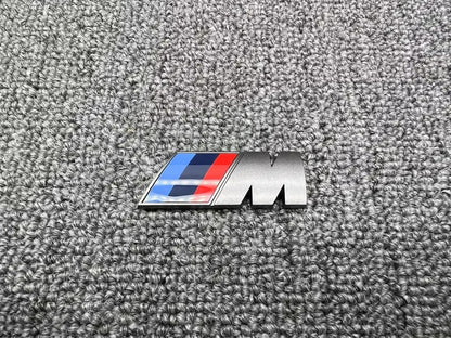 M Sport Cerium Grey Sport Emblem Badge Fender Trunk For BMW M 2 3 4 5 X Series
