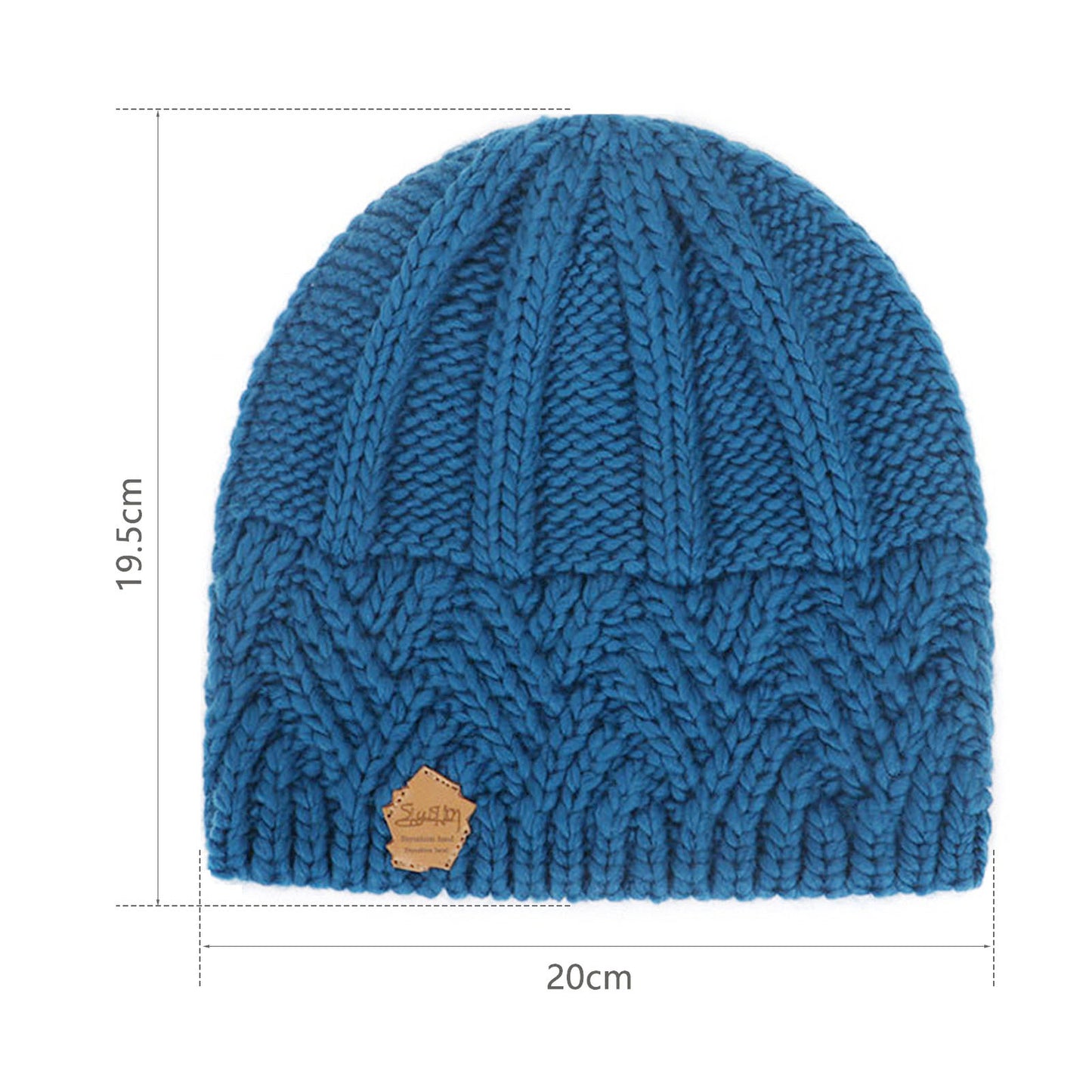 Women Winter Warm Slouch Bubble Beanie Hat Comfy Thermal Knitted Crochet Cap