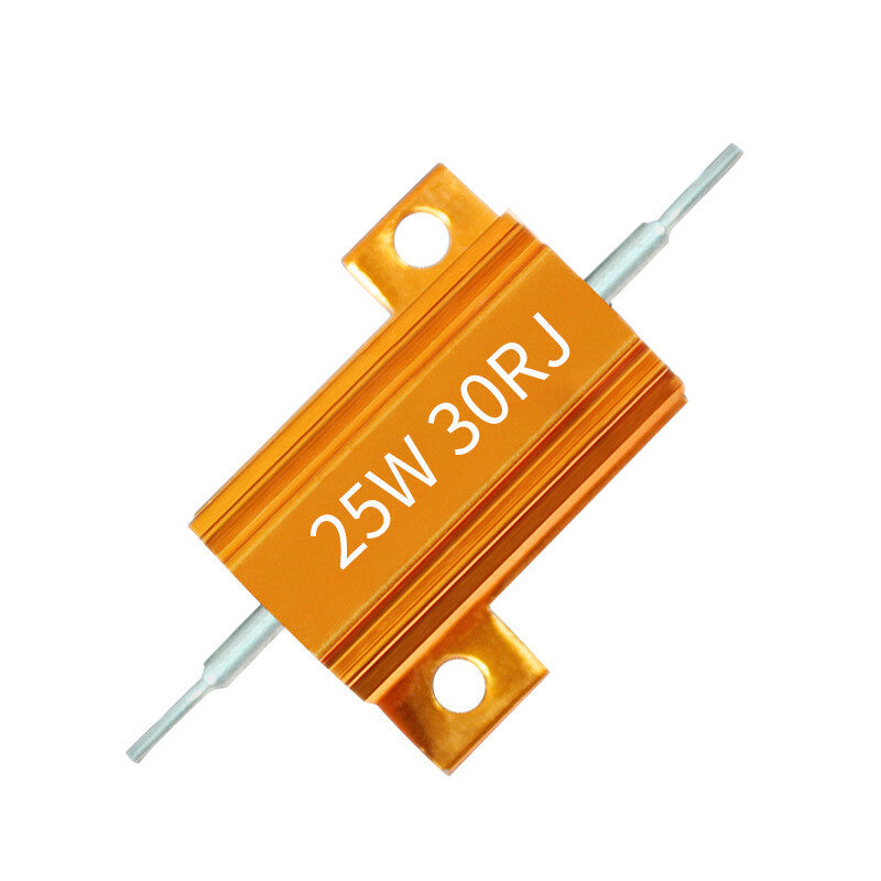 10/25/50W Watt Shell Power Aluminum Housed Case Wirewound Resistor 0.1-470 Ohm