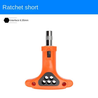 1/4 Inch Hex Ratchet Screwdriver Handle Adjustable Screwdriver  Bicycle