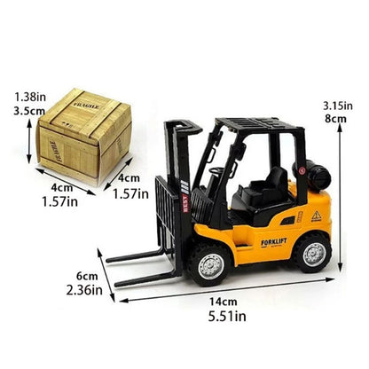 Interactive Toy Vehicle Construction Forklift Friction Toy,Model Pallet Kid Gift