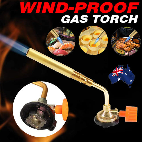 Butane Gas Torch Blow Lighter Flame Gun Burner Torch BBQ Welding Kitchen Baking
