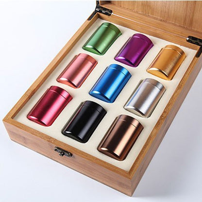 Airtight Box Mini Sealed Cans Container Round Small Aluminum Cans Candy Jar