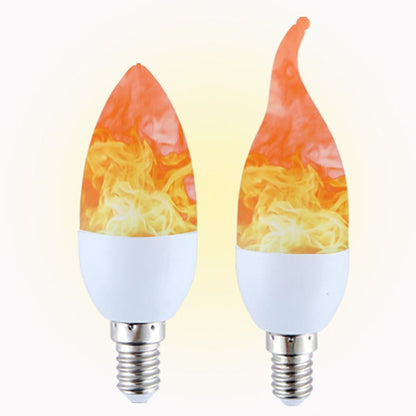 E14 E27 Candle Fire Light Bulb  Halloween Christmas Decoration
