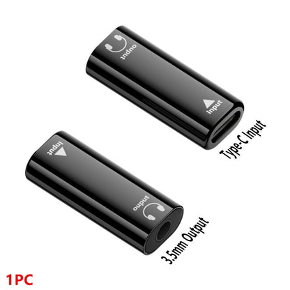 Male to Female USB Type-C to 3.5mm Converter Headphone Jack Plug  Game Karaoke