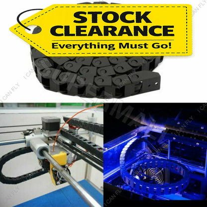 Cable Carrier Drag Chain Plastic Towline Machine Tool Nested 1M 7/10 mm DF
