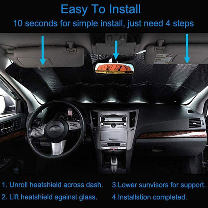 NEW Extra Big large Van bus Truck sunshade Windscreen Sun Shade Heat Reflective