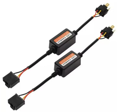 LED Headlight Canbus Decoder H4 9003 Load Resistor Anti-Flicker 1/2/4 pcs Kit H4