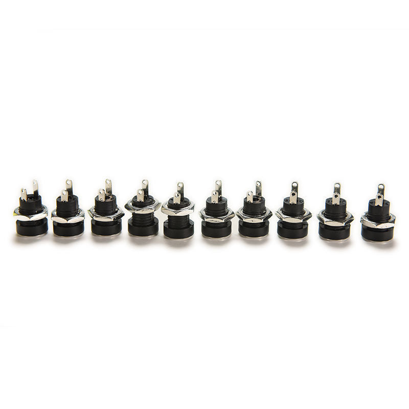 10x DC Power Supply Charger Jack Socket Female Panel Mount Connector 5.5 x 2.1mm