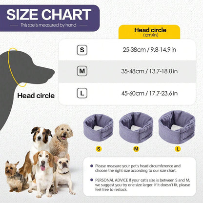 Pet Dog Cat Grooming Ear Cover Noise Reducing Calming Earmuffs Winter Hood Warm