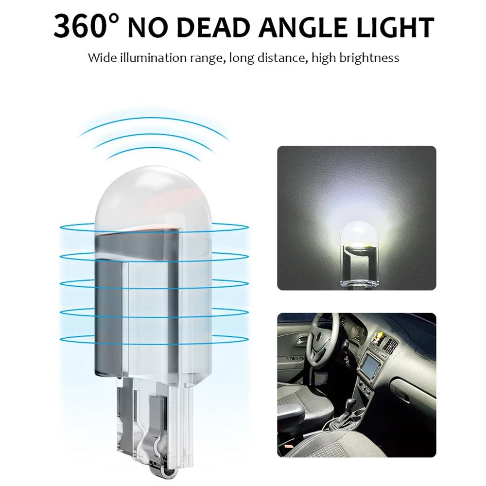 24V T10 W5W LED COB Globes Truck Interior Dash Parker Number Plate Light Bulb