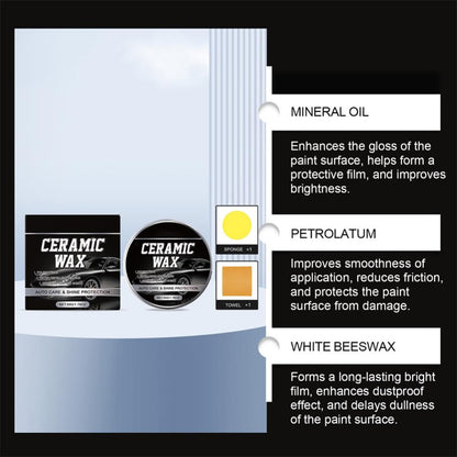 1-10 Set Titanium Ceramic Wax Cream,Strong Protection Car Coating Polishing Wax