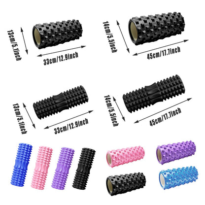 Pilates Foam Roller Physio Yoga Fitness GYM Exercise Training 3D Point 33/45CM