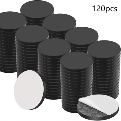 Easy-Peel 0.8" Magnetic Dots - Strong Adhesive, Flexible Sticky Magnets for Phot